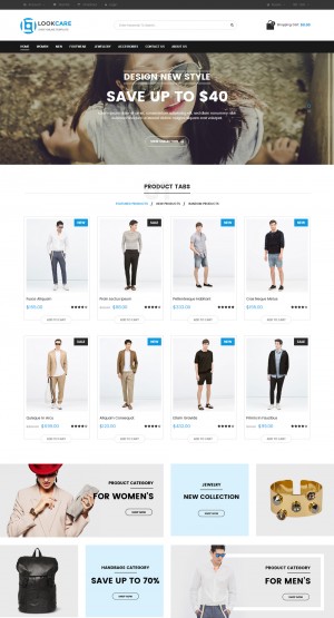 LookCare - Clothing & Fashion Magento Theme