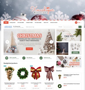 Xmashop - Responsive Magento Theme