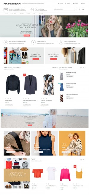 Mainstream - Responsive Magento Theme