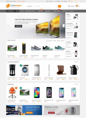 Supermarket - Responsive Magento 1 & 2 Theme