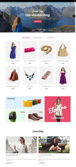 Elantra - Fashion Store Magento Theme