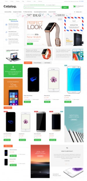 Catalog - Responsive Magento Theme